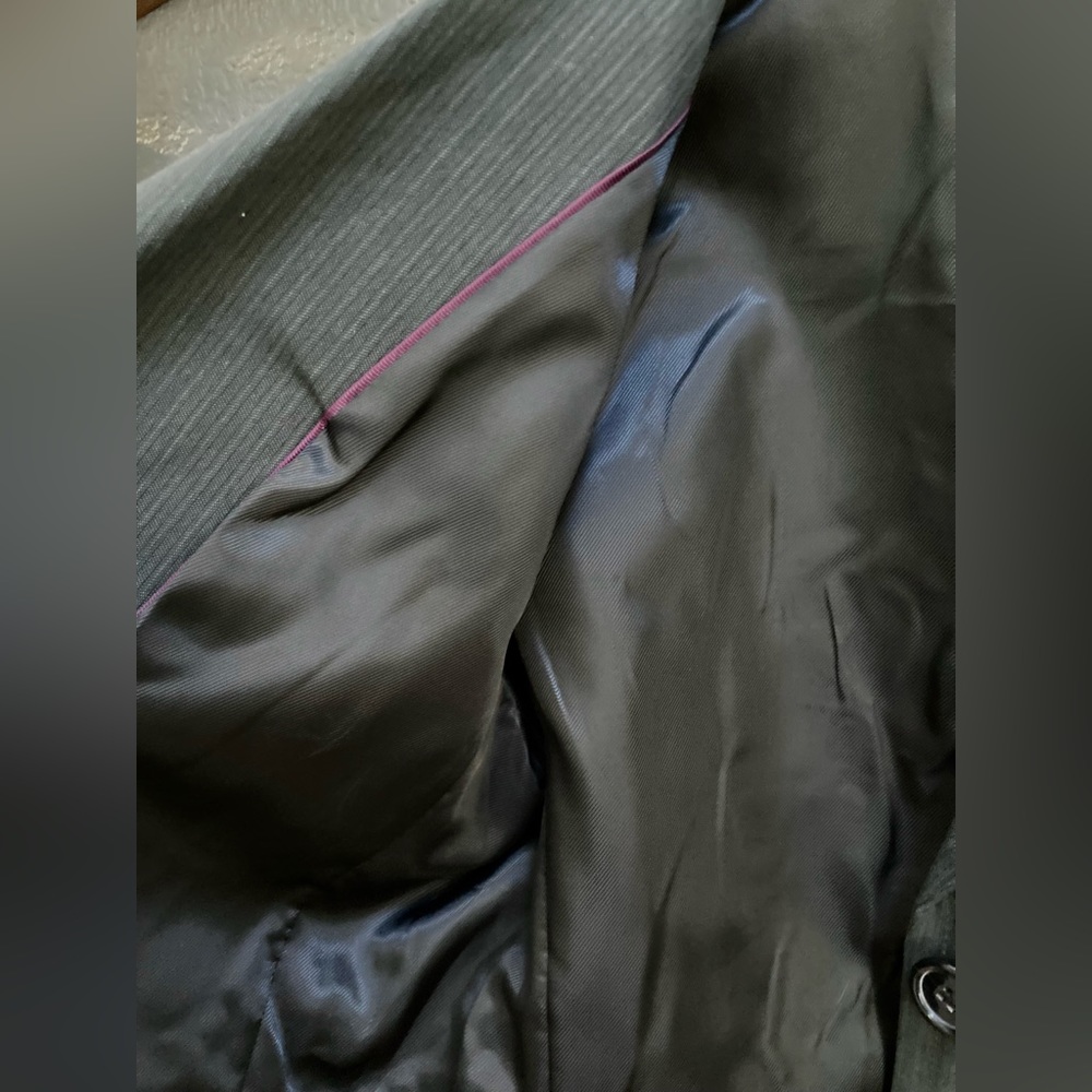 🌷3/$25🌷 GAP Gray Suit Jacket/Blazer with spandex for more tailored fit - Picture 8 of 16